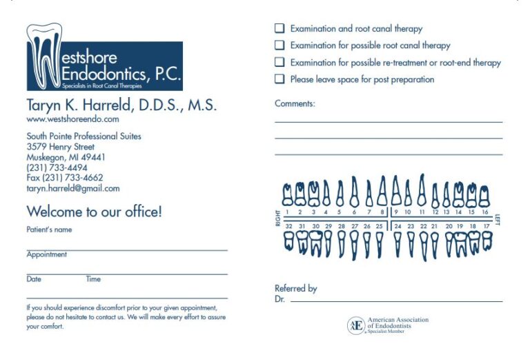 Referring Dentist | Westshore Endodontics, P.C.